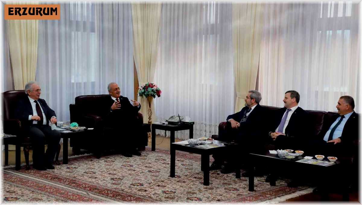 Araştırma üniversitesi rektörlerinden Atatürk Üniversitesine ziyaret