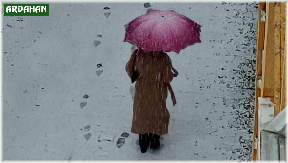 Ardahan'a mevsimin ilk karı yağdı