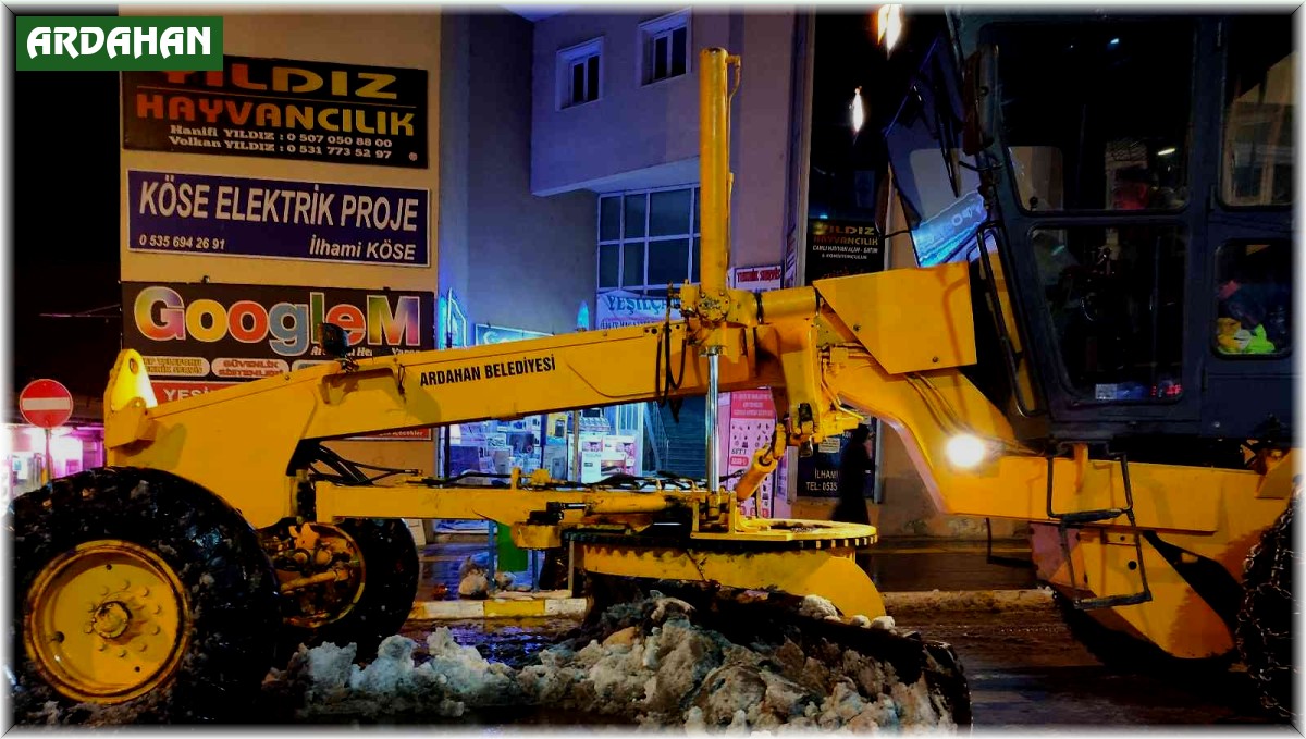 Ardahan Belediyesi'nden karla mücadele seferberliği