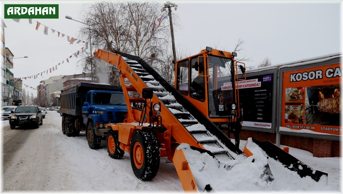Ardahan Belediyesinde karla mücadelede yeni dönem