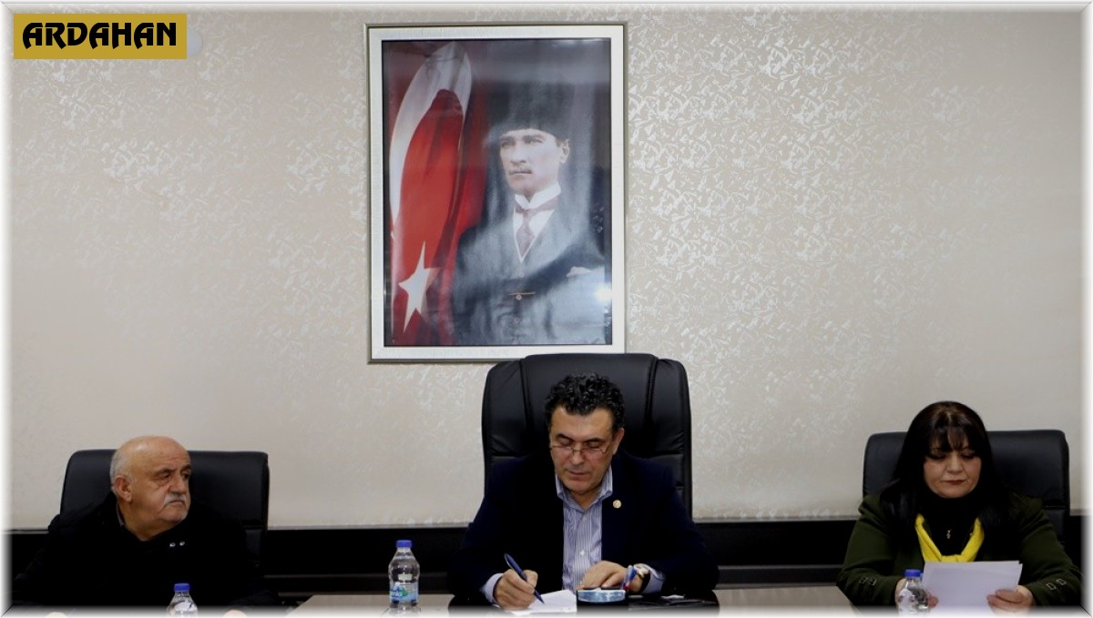Ardahan Belediyesinde yeni yılın ilk meclis toplantısı yapıldı