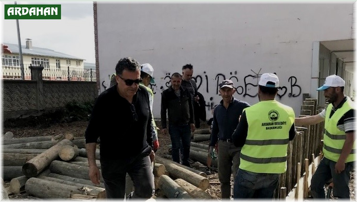 Ardahan Belediyesinin sosyal donatı yatırımları devam ediyor