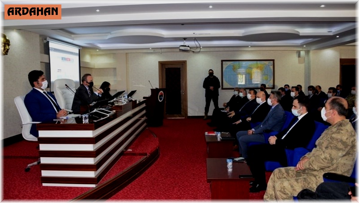 Ardahan'da 2022 yılı İl Koordinasyon Kurulu Toplantısı gerçekleştirildi