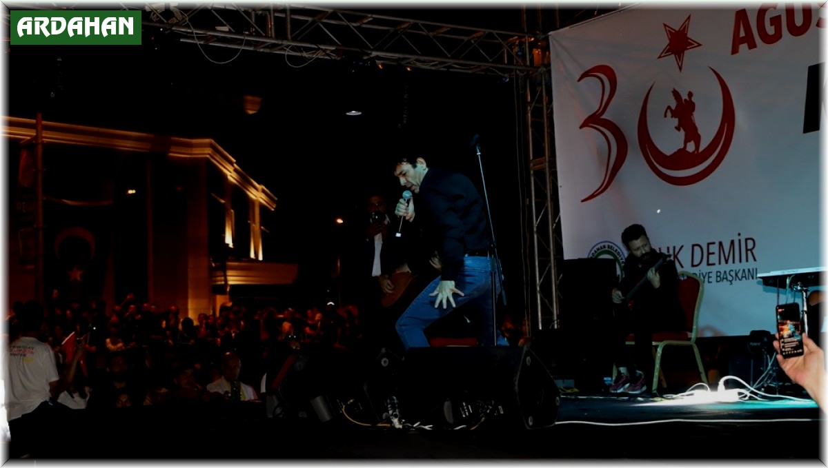Ardahan'da 30 Ağustos Zafer Bayramı Konseri