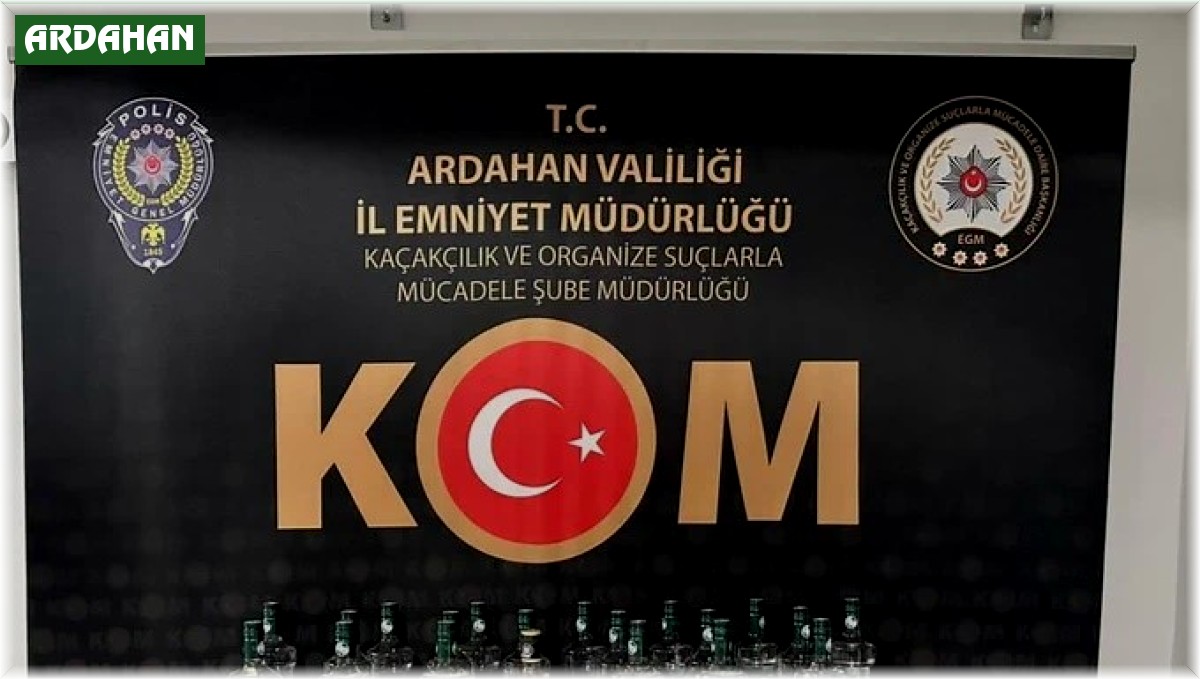 Ardahan'da 57 paket doldurulmuş makaron ele geçirildi