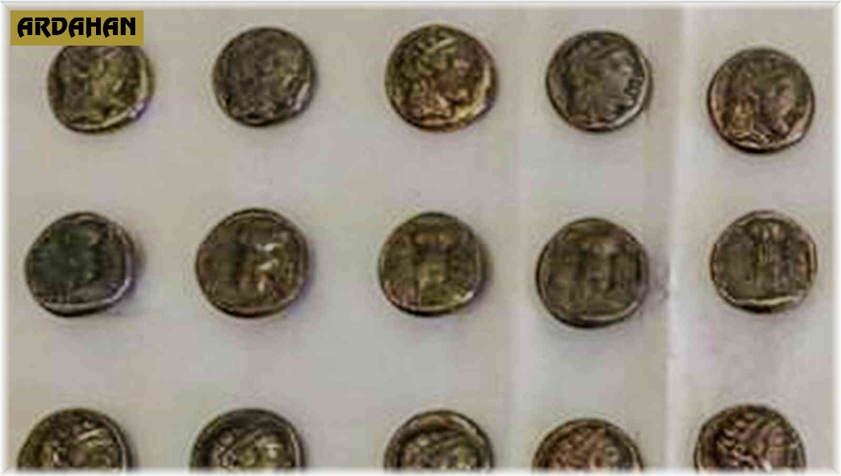Ardahan'da Antik Yunan dönemine ait 50 adet sikke ele geçirildi