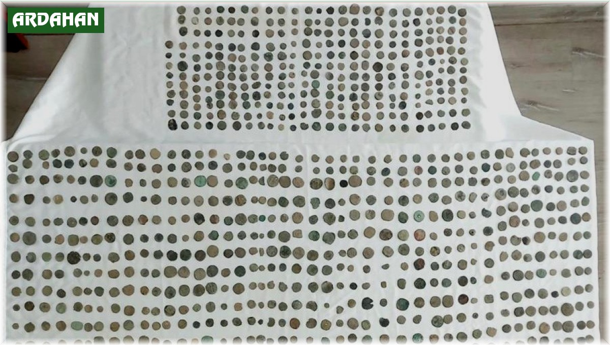 Ardahan'da bin 114 sikke ele geçirildi