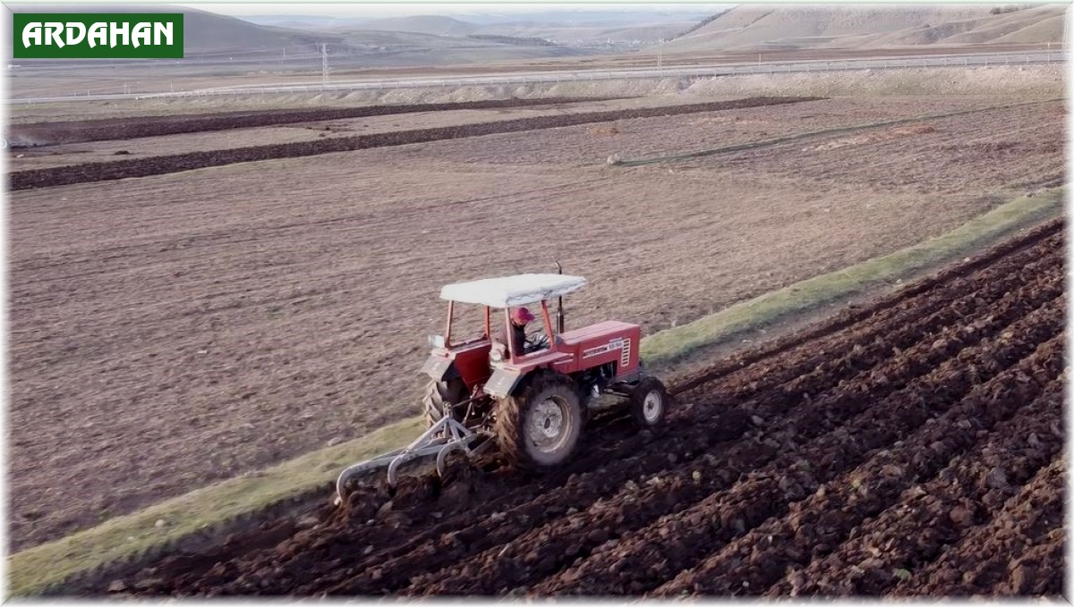 Ardahan'da buğday ve arpa ekimi başladı