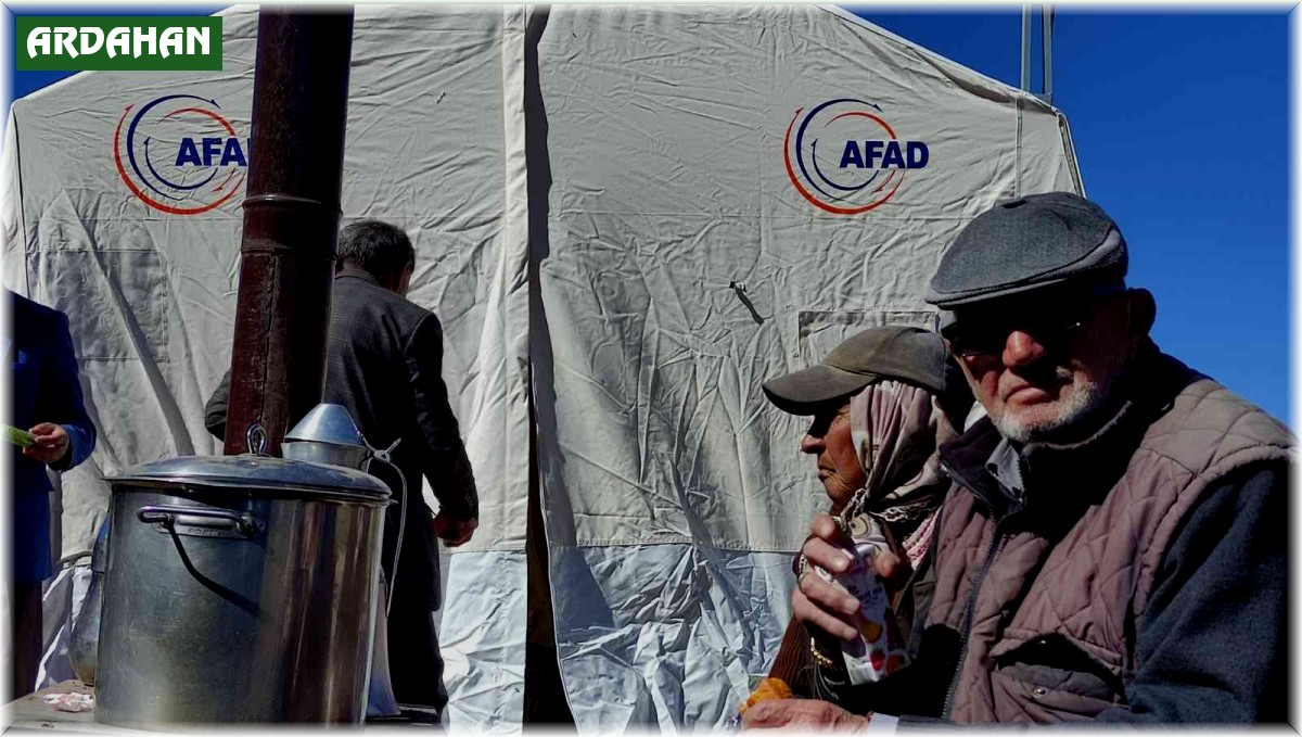 Ardahan'da deprem bölgesinde hasar tespit çalışmaları devam ediyor