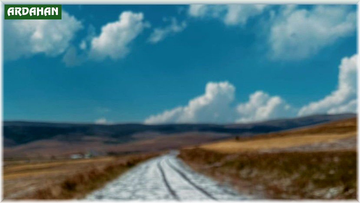 Ardahan'da dolu ve sağanak etkili oldu