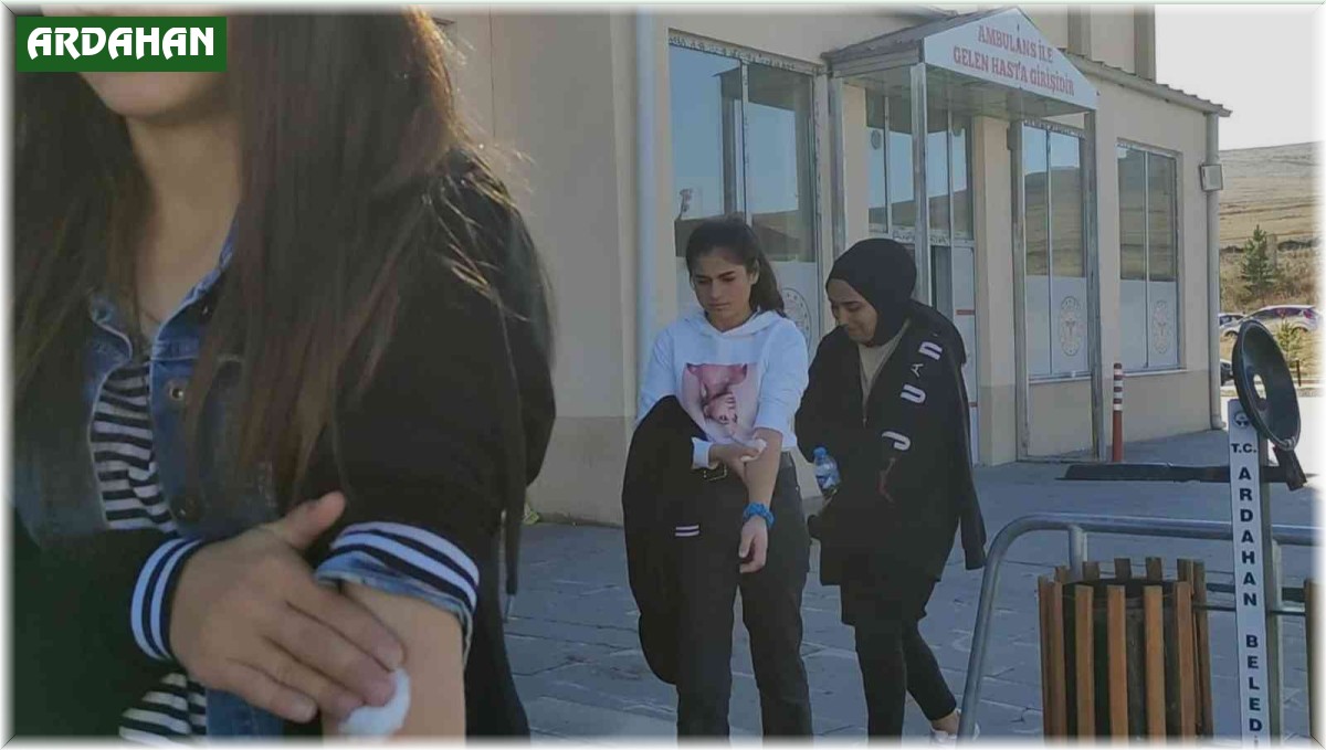 Ardahan'da gıda zehirlenmesi: 25 öğrenci hastaneye kaldırıldı
