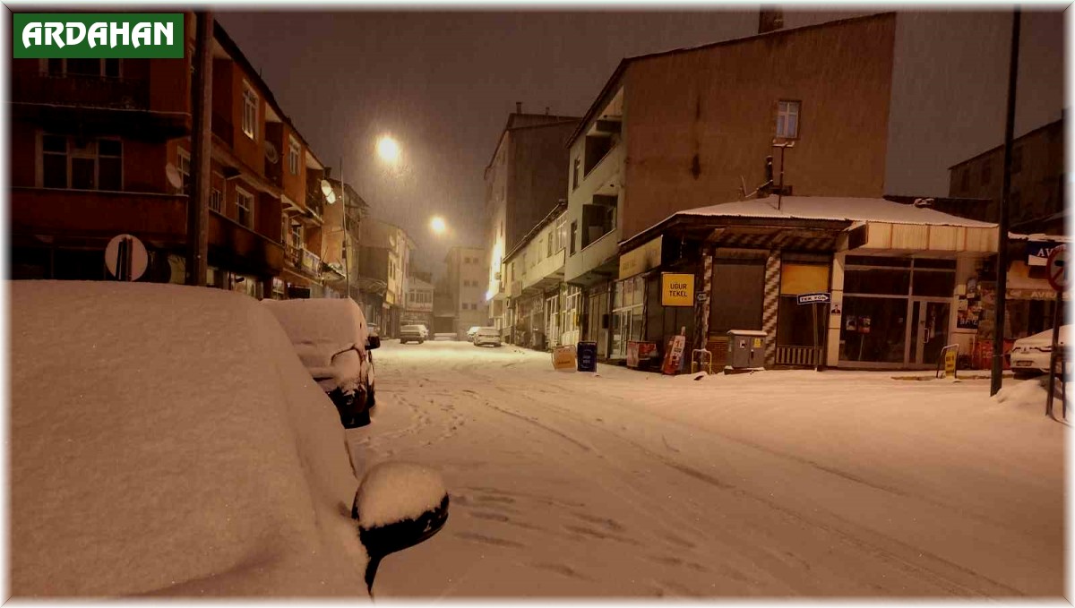 Ardahan'da kar yağışı