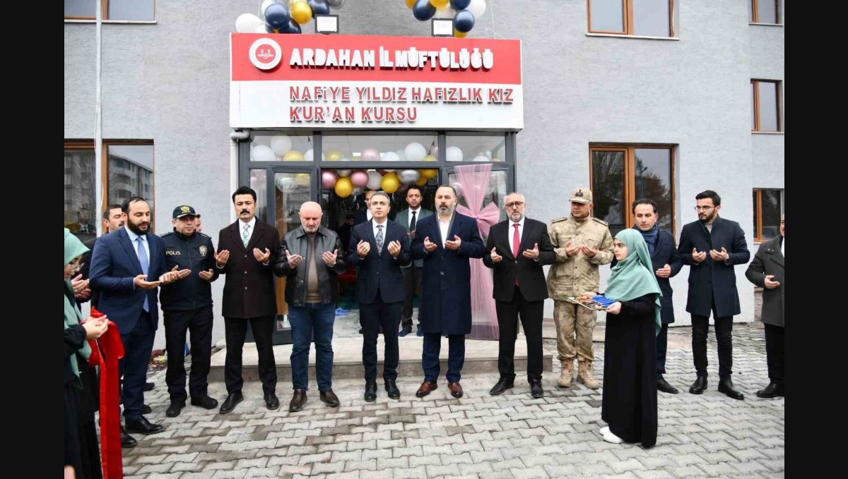 Ardahan'da, Kız Kur'an Kursu'nun açılışı yapıldı