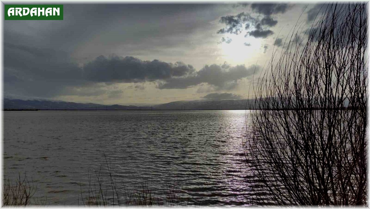 Ardahan'da Kura Nehri taştı, sahilleri aratmayan görüntüler ortaya çıktı