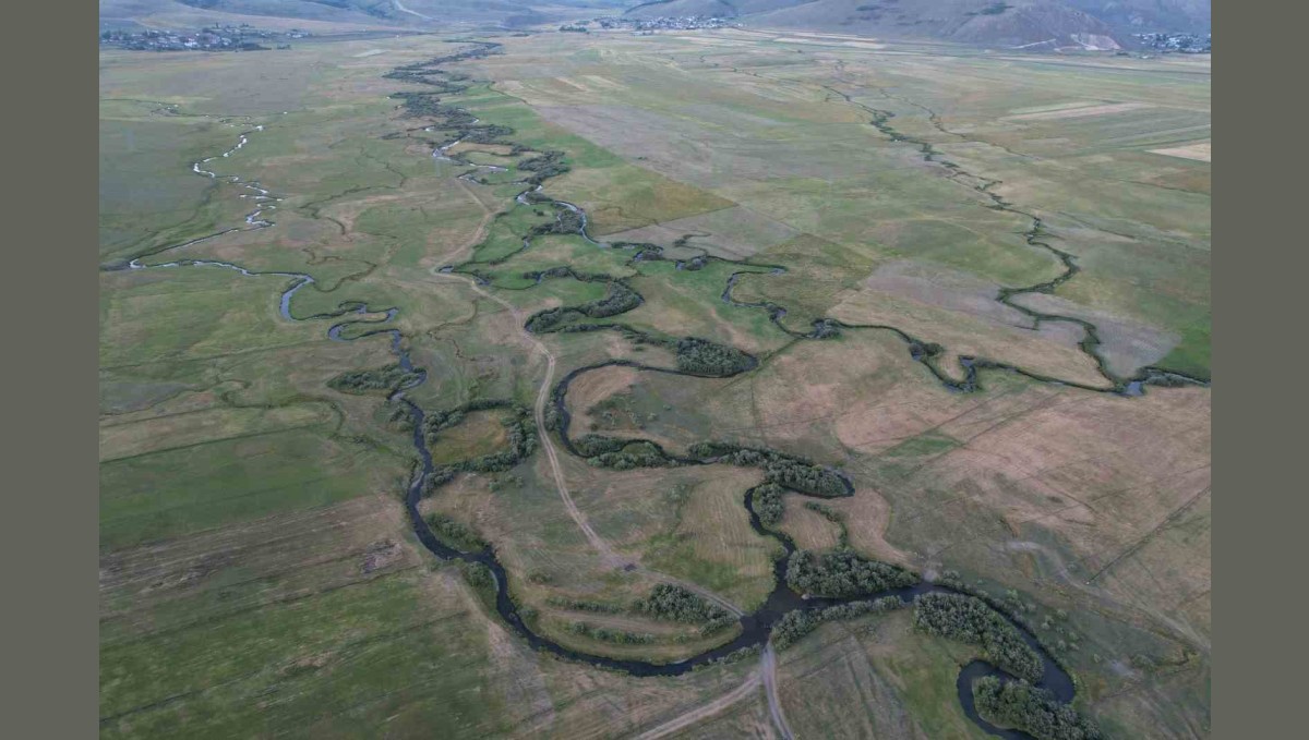 Ardahan'da Menderesler havadan görüntülendi