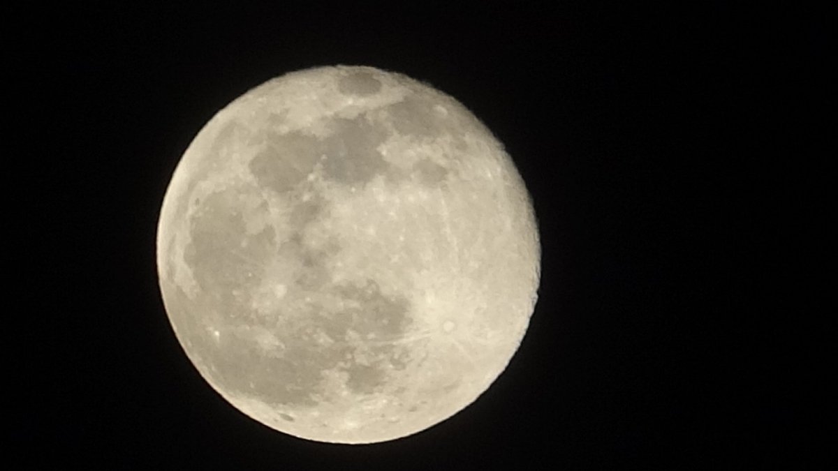 Ardahan'da muhteşem Süper Ay manzarası