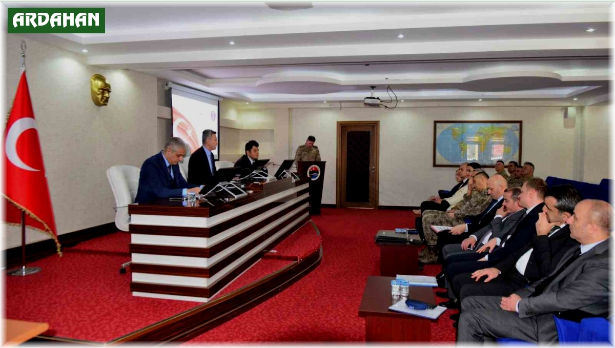 Ardahan'da seçim güvenliği toplantısı