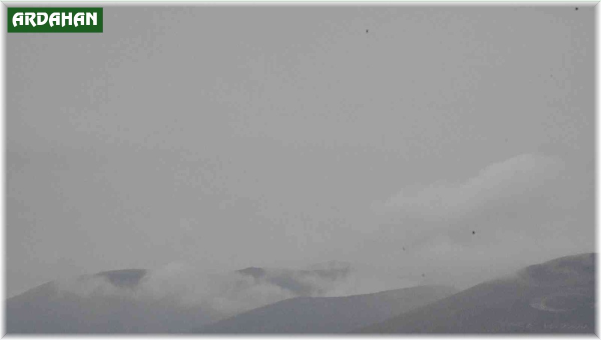 Ardahan'da sis güzel görüntüler oluşturdu