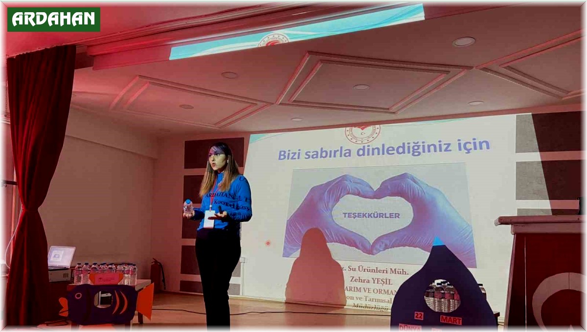 Ardahan'da 'Su Verimliliği Eğitim Seferberliği' başlatıldı