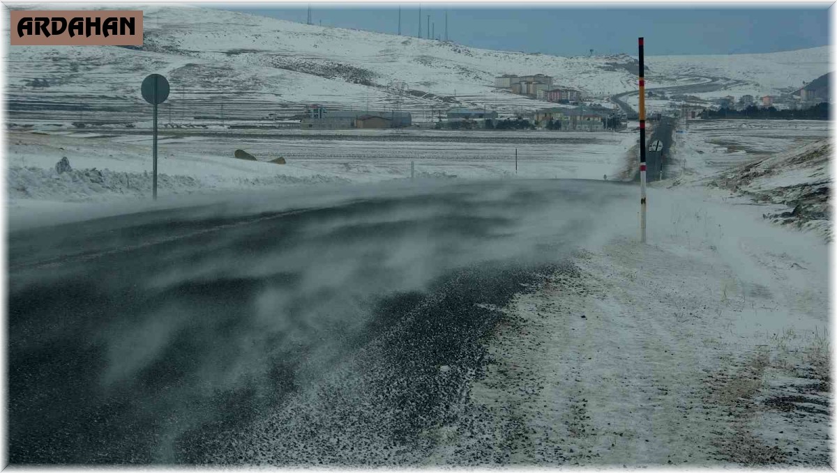Ardahan'da tipi ulaşımı olumsuz etkiliyor