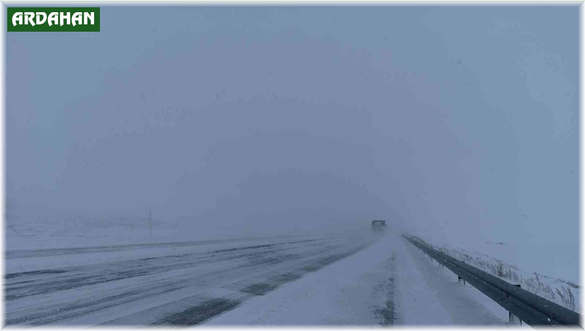 Ardahan'da ulaşıma tipi ve sis engeli
