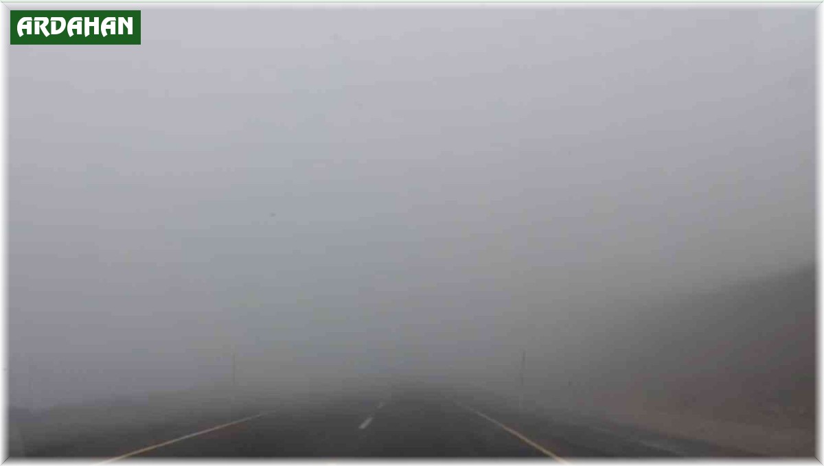Ardahan'da yoğun sis ulaşımı aksatıyor