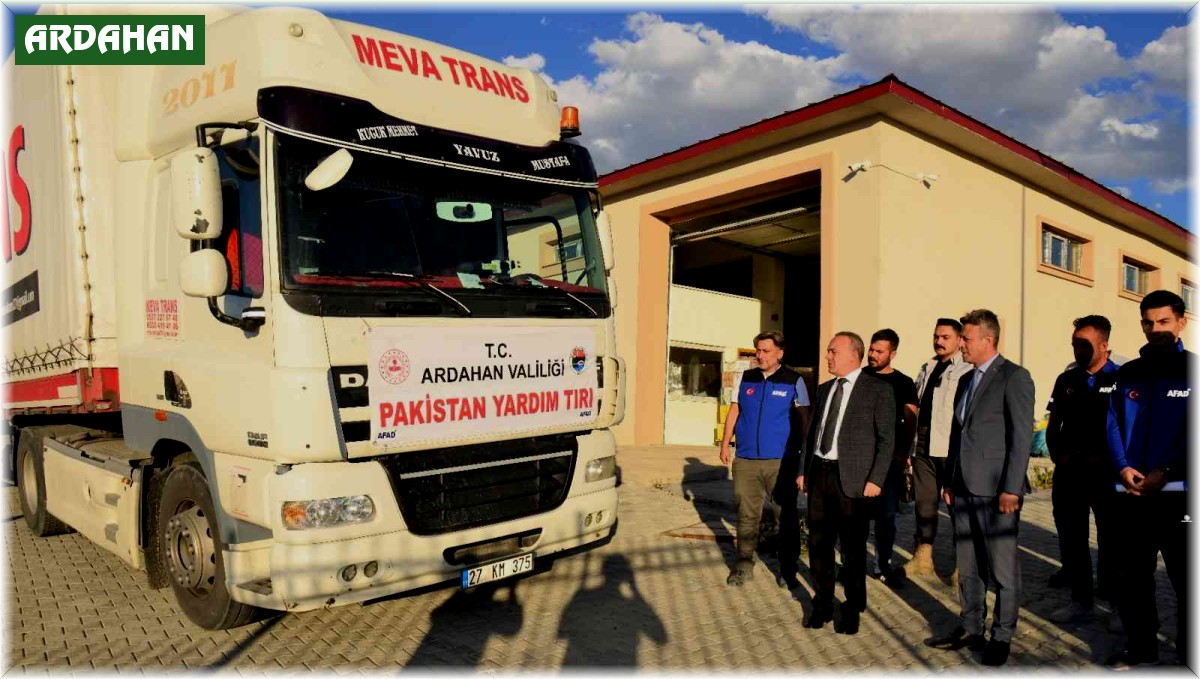 Ardahan'dan Pakistan'a yardım eli