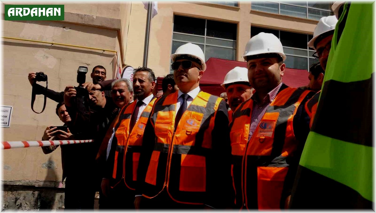 Ardahan Devlet Hastanesi ek hizmet binası temeli atıldı