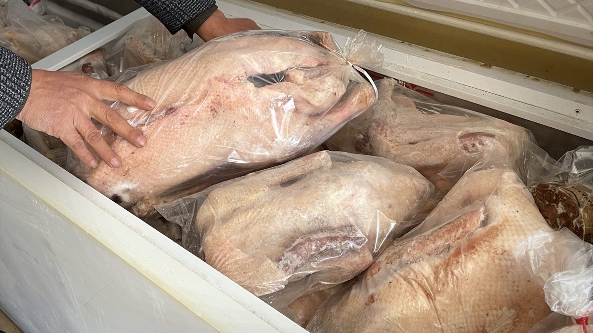 Ardahan'ın coğrafi işaretli kaz eti satışa sunulmaya başlandı