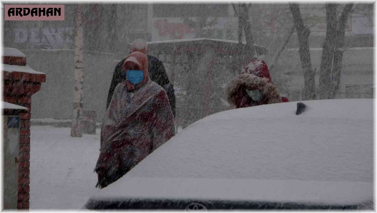 Ardahan'ın Posof ilçesinde köy yolları kapandı, okullar tatil edildi