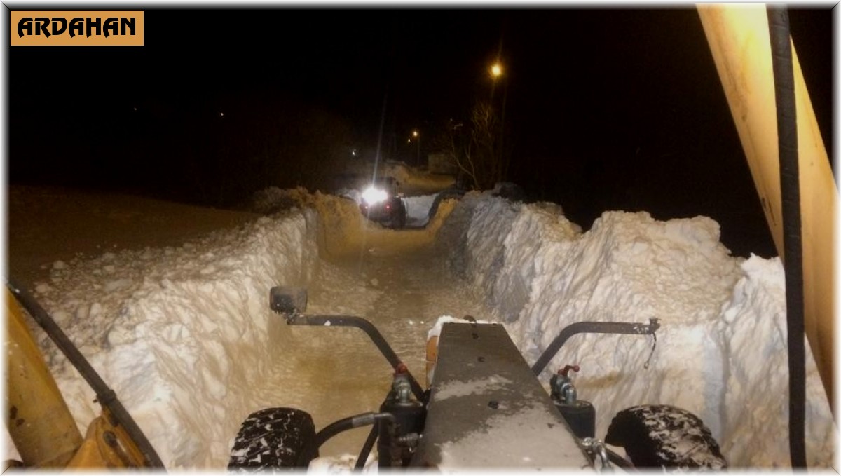 Ardahan-Şavşat karayolu ulaşıma kapandı: Bir ilçede okullar tatil edildi