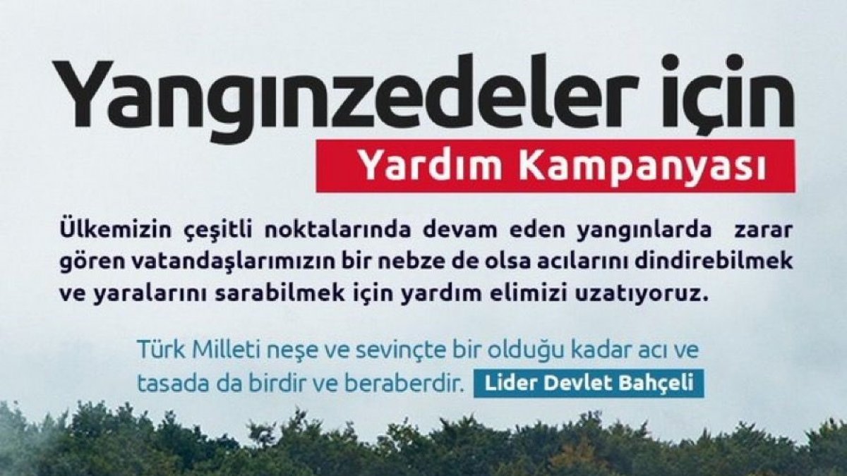 Ardahan Ülkü Ocakları yangın zedeler için yardım kampanyası başlattı