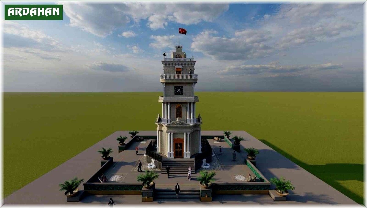 Ardahan Vakfı Başkanı Ünlü: "Saat kulesi, şehrin en önemli sembollerinden biri olacak"