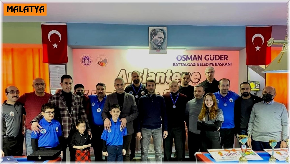 Arslantepe Bilardo Şampiyonası sona erdi