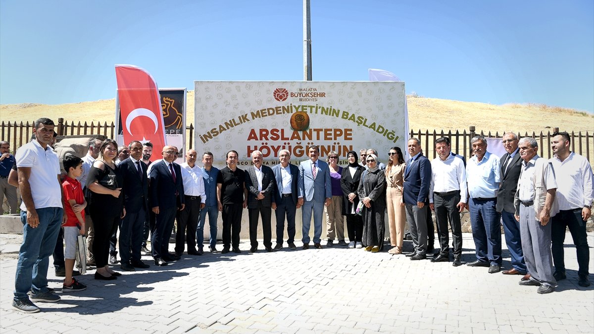 Arslantepe'nin UNESCO Listesi'ne girişinin birinci yılı kutlandı