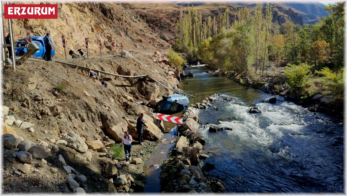 Artvin-Erzurum yolunda feci kaza
