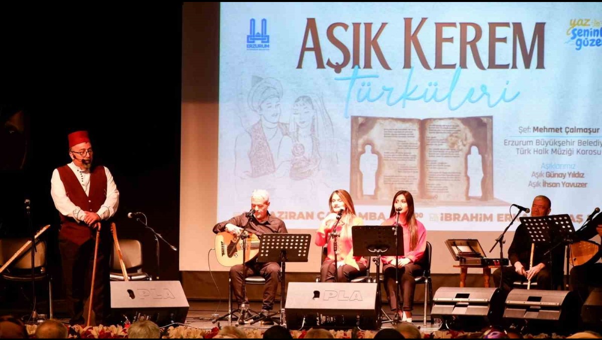 Âşık Kerem türküleri mest etti