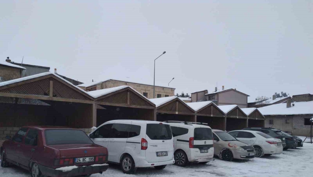 Aşırı soğuklar Tercan'da pazar yerini boş bıraktı