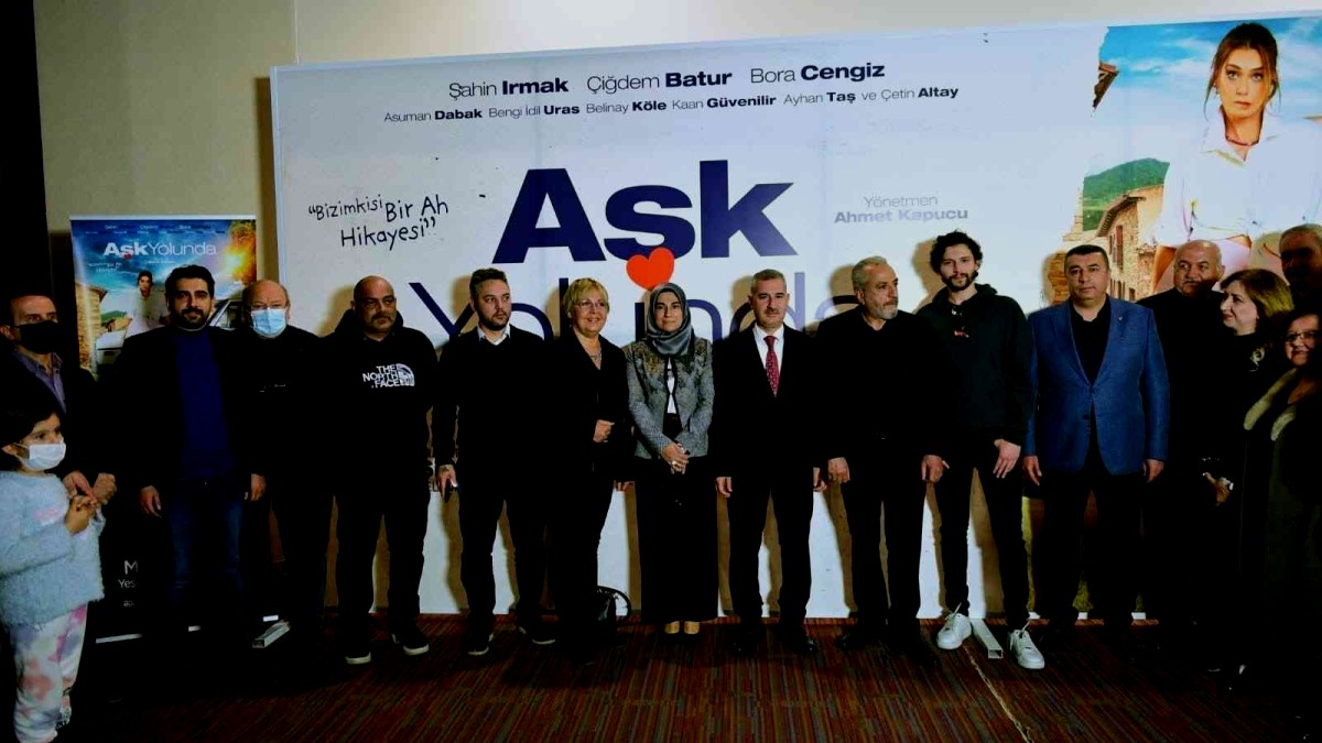 Aşk yolunda sinema filminin Malatya galası yapıldı
