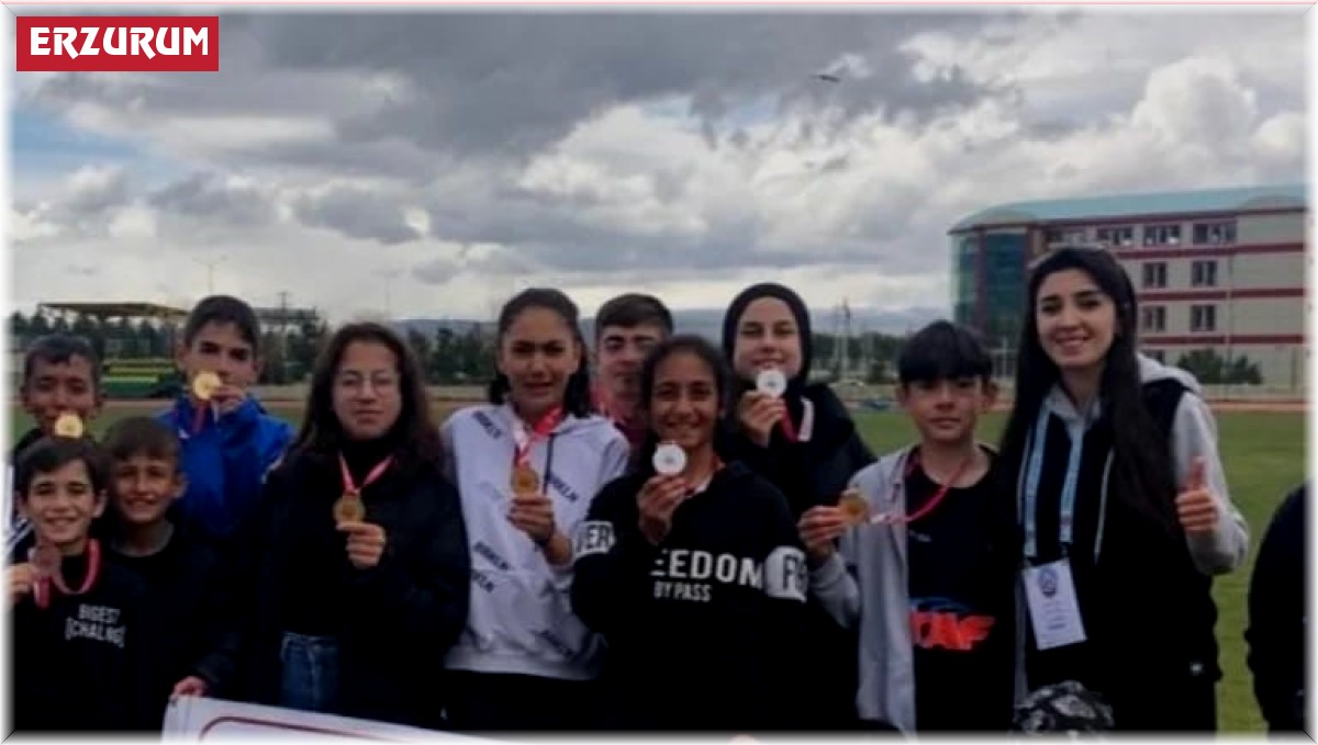 Aşkale Belediyespor'un atletizm başarısı gururlandırıyor