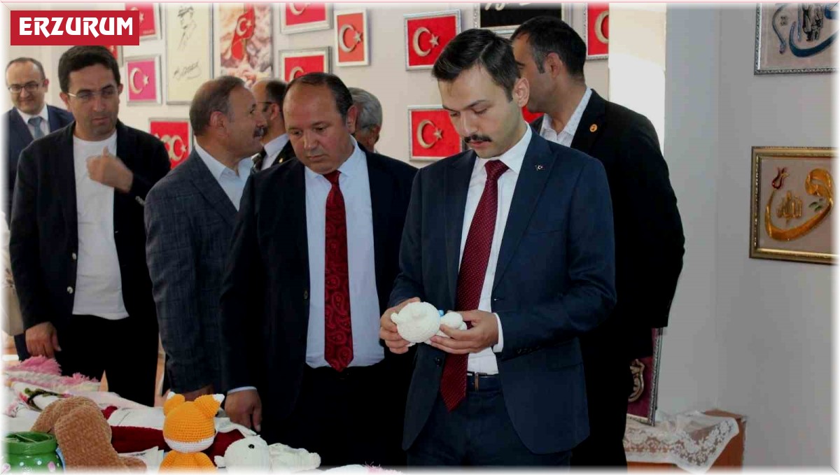 Aşkale'de el emeği göz nuru sergisi