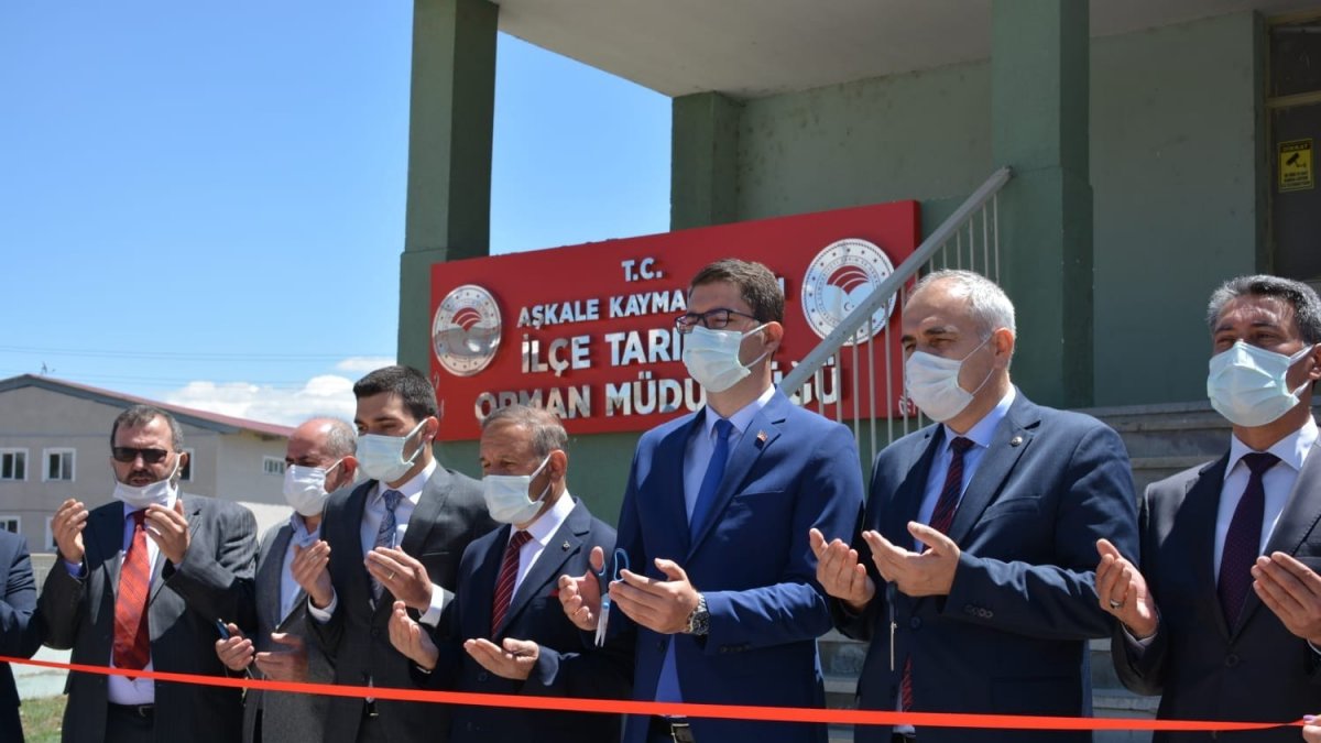 Aşkale'de İlçe Tarım ve Orman Müdürlüğü yeni hizmet binası açıldı