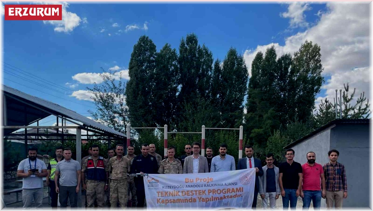 Aşkale'de kamu çalışanlarına yönelik dron eğitimi