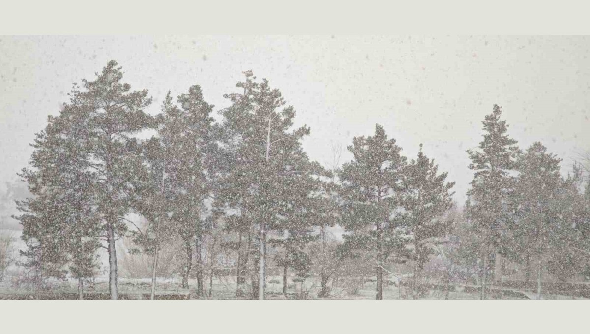 Aşkale nisan ayında kışı yaşıyor