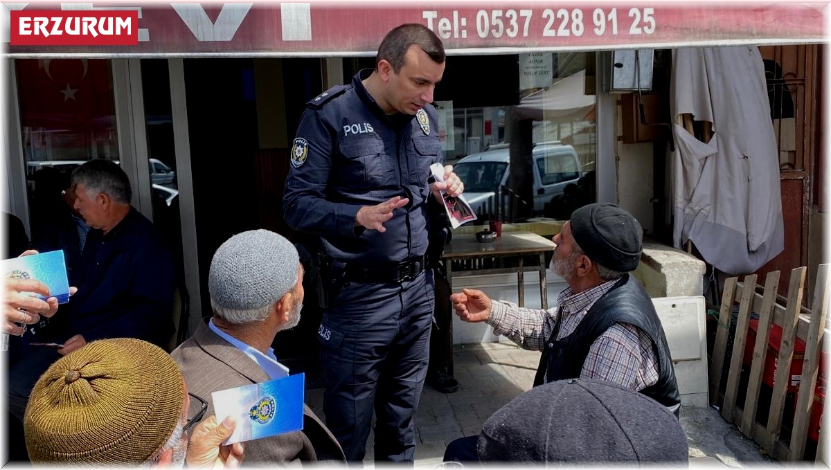 Aşkale polisinden vatandaşa dolandırıcılık uyarısı
