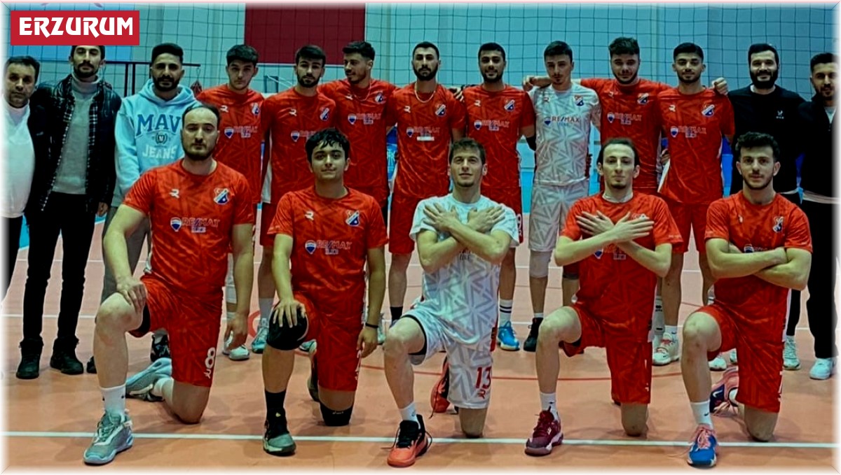 Aşkale Voleybol Takımı bir üst turda