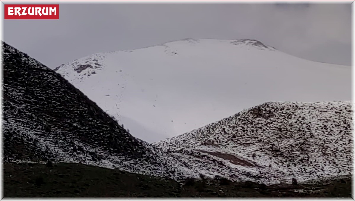 Aşkale'ye kış geri geldi