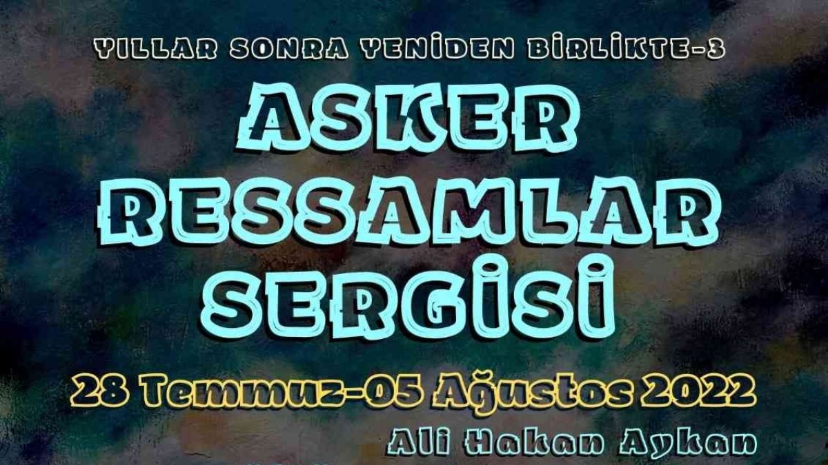 Asker ressamlar Bodrum'da