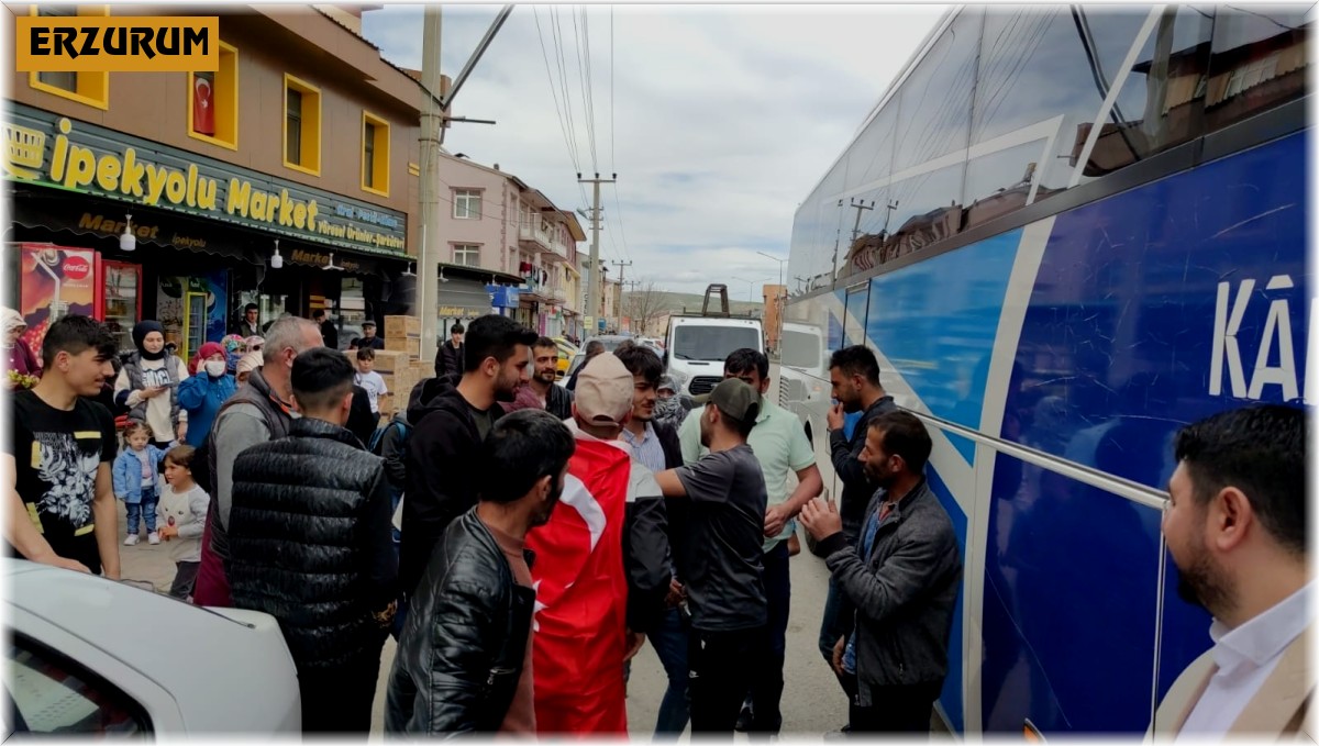 Asker uğurlamasında gurur ve gözyaşı vardı