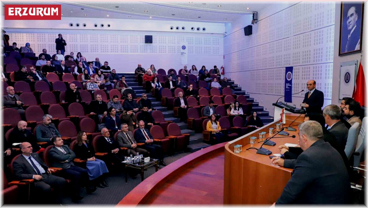 Asrın felaketinin sonrasında yaşananlar Atatürk Üniversitesi ev sahipliğinde ele alındı